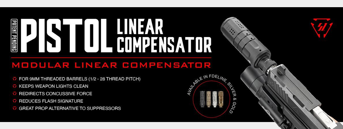 Strike Industries SI-PISTOL-LC Pistol Linear Compensator for 9mm Handgun's