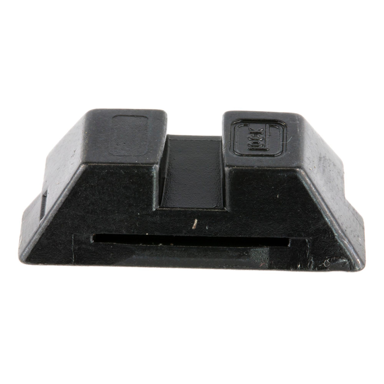 GLOCK SP04197 Steel Sights - Enhanced Accuracy with White Contrast Insert, black steel sight with white insert for improved target acquisition, fits G17, G19, G22, G23, G26, G27, G33, G34, G35, G37, G38, G39 models.