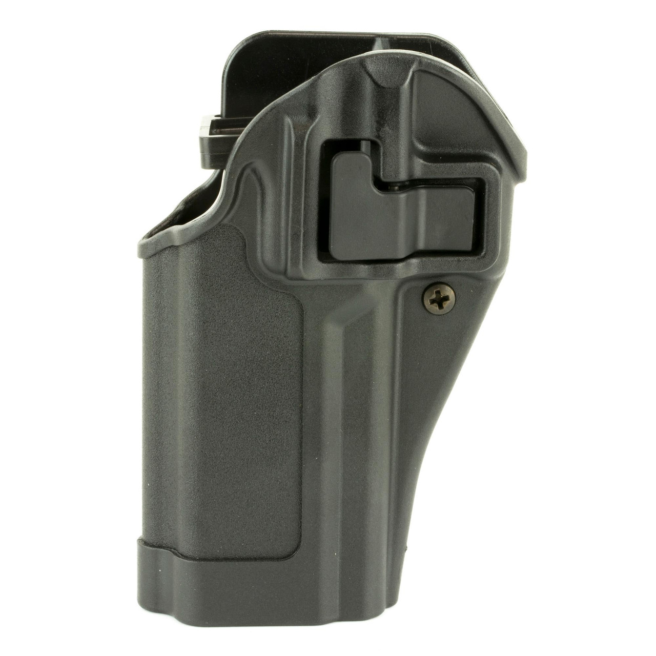 Blackhawk Serpa CQC Concealment Holster - Left Hand for Sig P250/P320 with Auto-Lock Technology, side view showing retention mechanism and design for secure and swift draw.