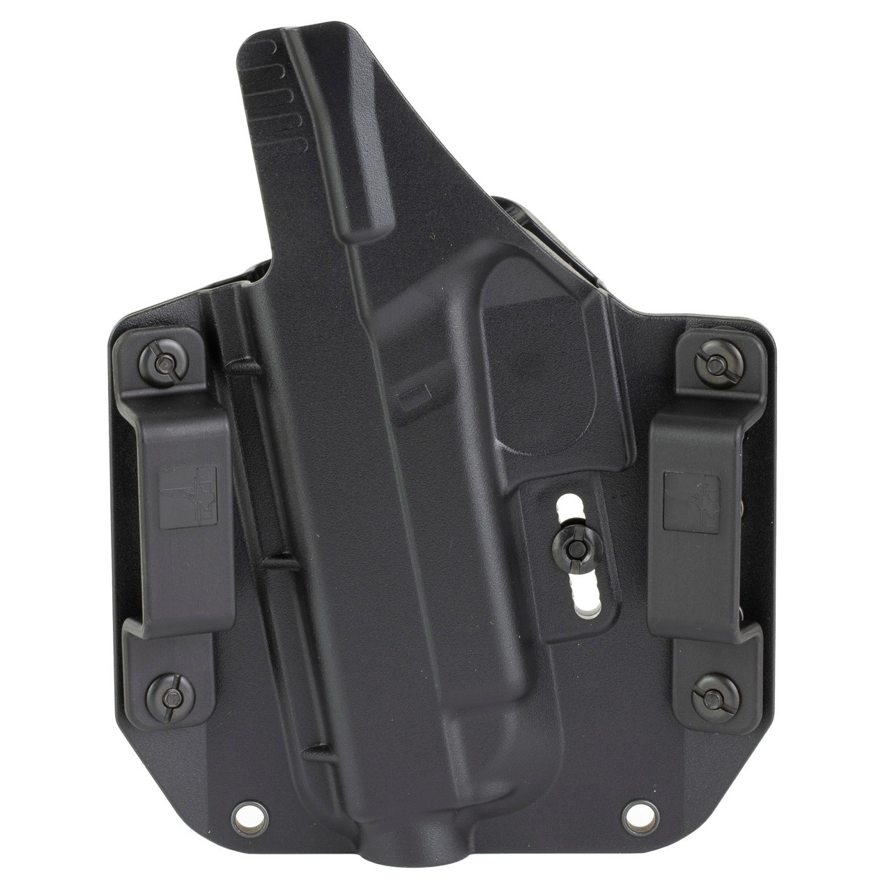 Bravo Concealment BC10-1029 Adaptive OWB Holster - Top Concealed Carry Solution for Everyday Use, black holster designed for convenient carrying and quick draw.