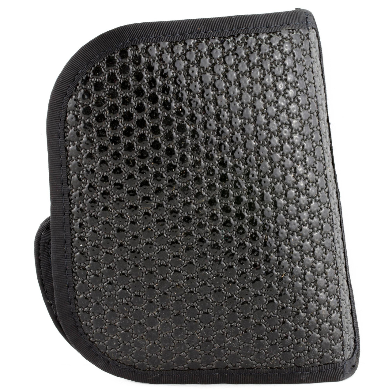 DeSantis Gunhide Super Fly Pocket Holster M44BJ8BZ0 - Ultimate Sticky Gun Holder for Concealed Carry, Black, compact and durable pocket holster with textured exterior.