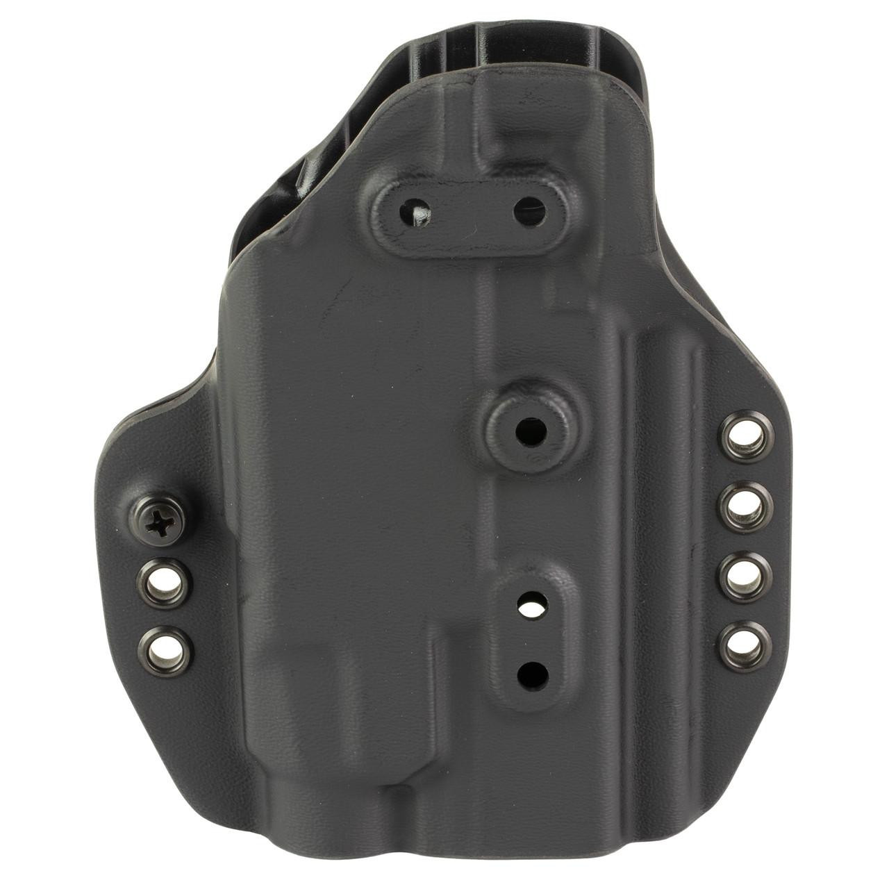G-Code G-CODE PRIME CARRY FOR GLK 19 TLR7A, black tactical holster for Glock 19 with attachment points and adjustable retention features.
