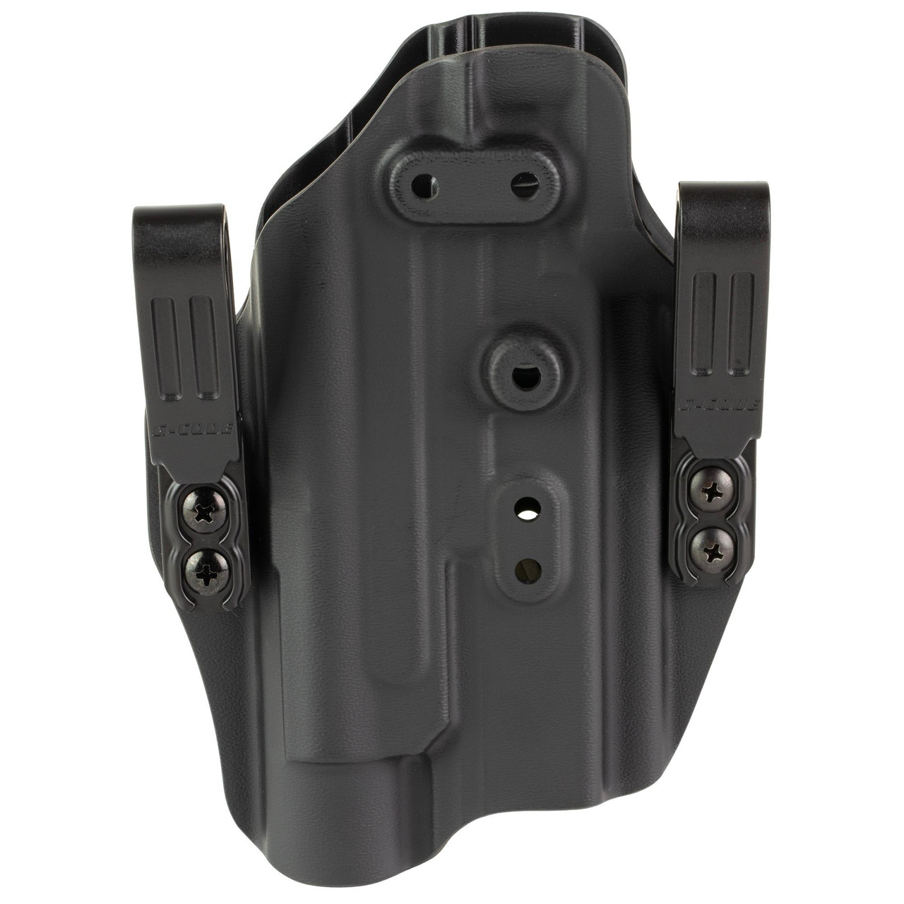 G-Code GPC-K01-102L17 Tactical Prime Carry Holster for Glock 17/47/49 Gen 3-5 with TLR1 HL, black, secure fit with no rattle, designed for precision and durability with adjustable retention, suitable for tactical use.
