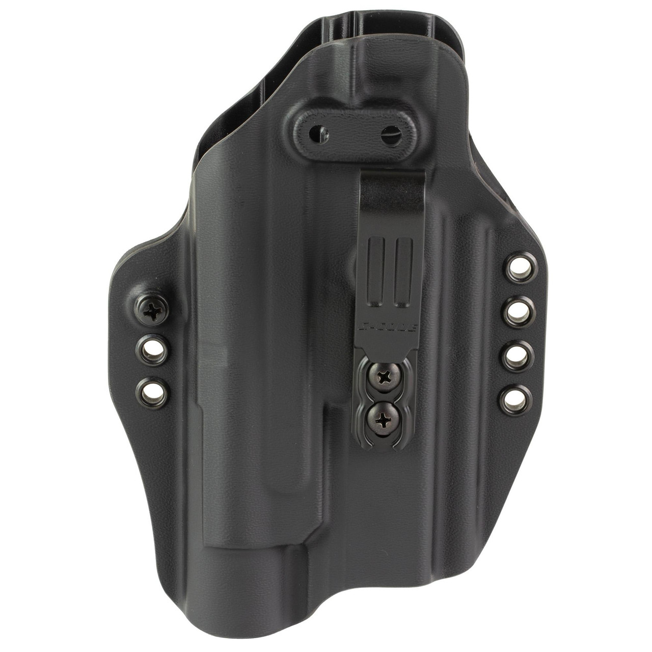 G-Code GPC-K01-102L17 Tactical Prime Carry Holster for Glock 17/47/49 Gen 3-5 with TLR1 HL, black, secure fit, no rattle, precision-molded design for easy draw and retention.