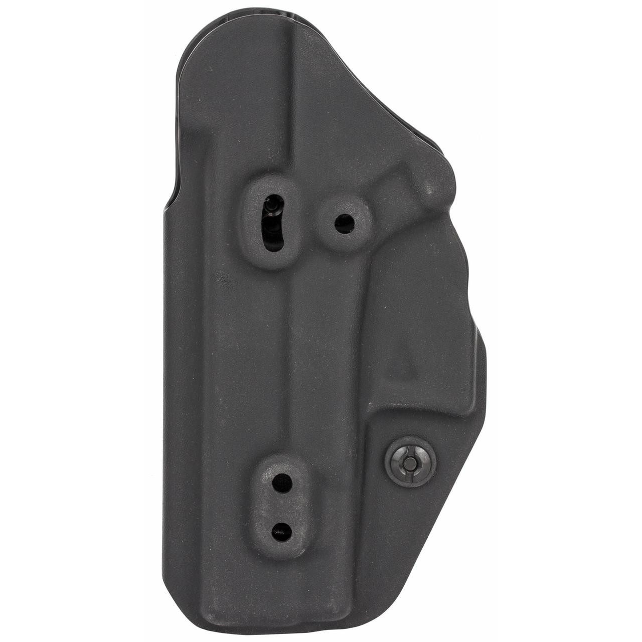 L.A.G. Tactical, Inc. LAG LIB MK II for Glock 19, black ambidextrous holster attachment shown in black color.