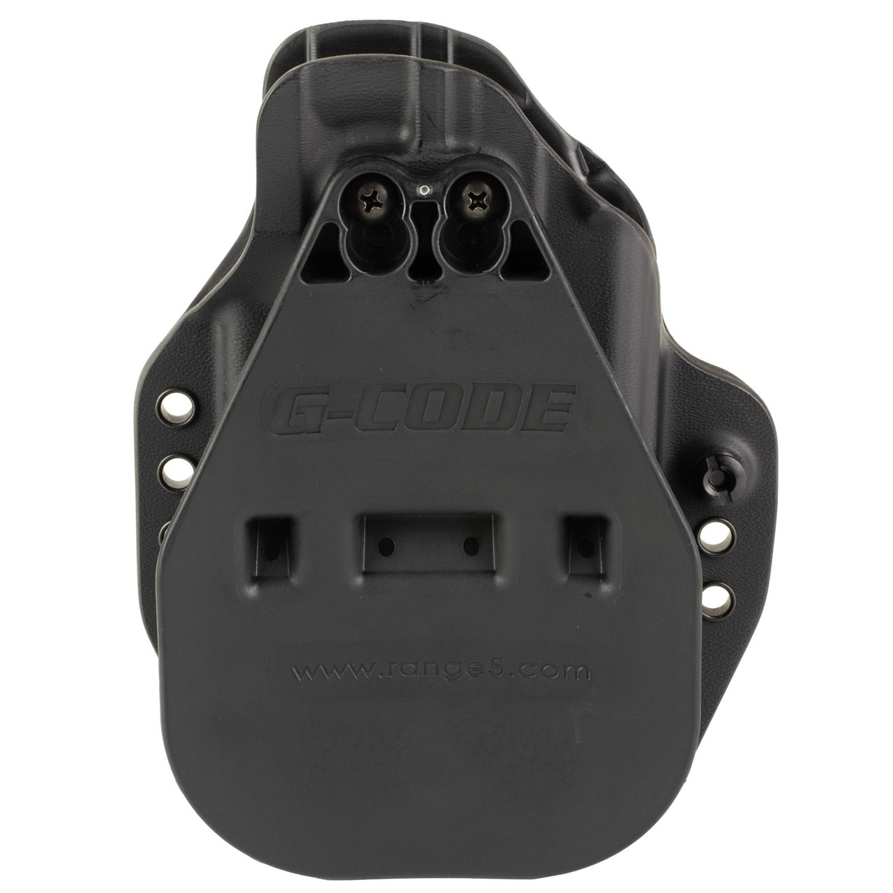 G-Code Prime Carry Holster for Glock 17/47/49 Gen 3-5 with TLR7 A, secure black tactical holster with fast draw capability, featuring multiple attachment points and a durable design.