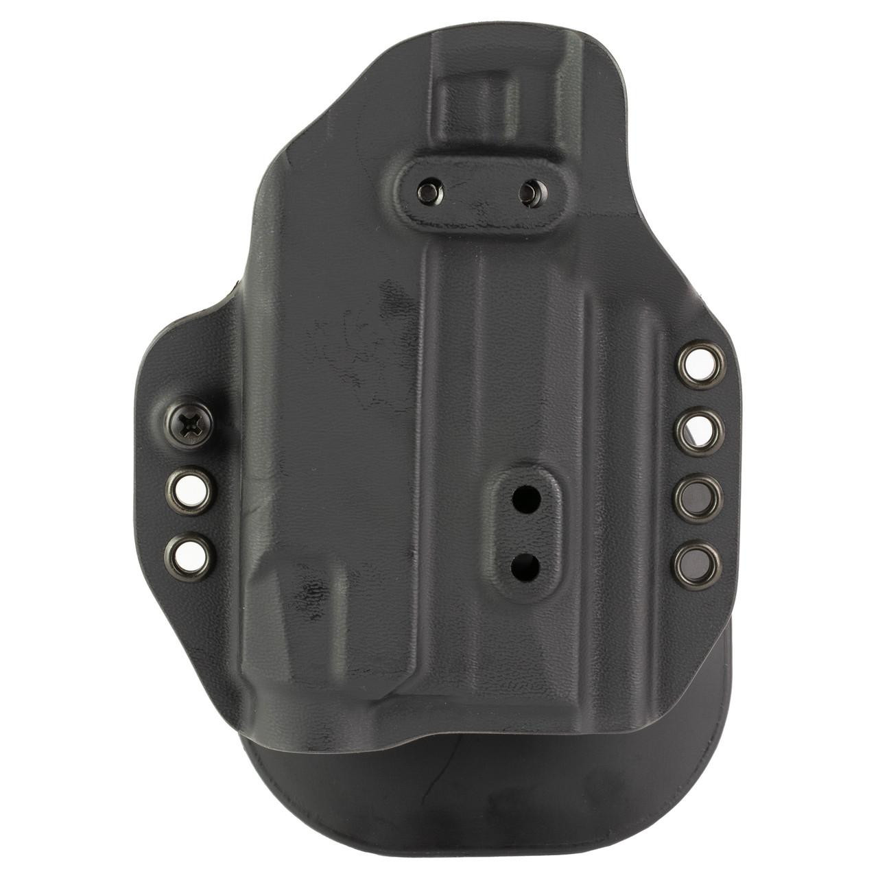 G-Code G-CODE PRIME CARRY P365 XMACRO TLR7A, black holster with adjustable retention screws and belt attachment clips.