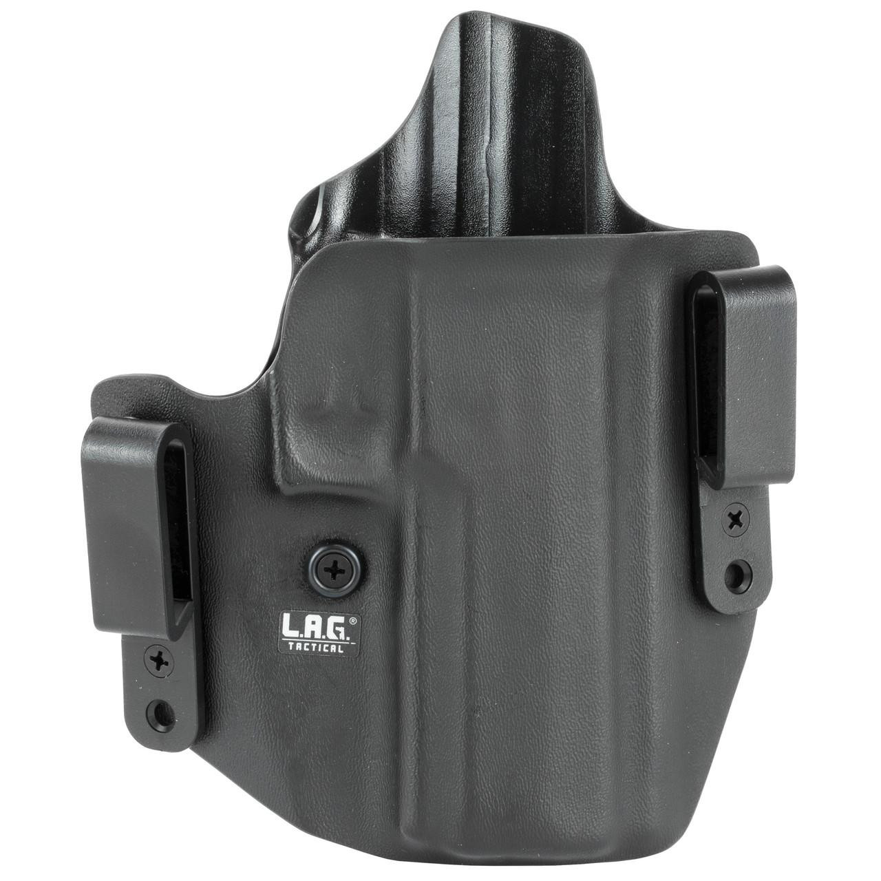 L.A.G. Tactical, Inc. 2078 LAG DFNDR SIG P320F OWB/IWB BLK RH LAG2078