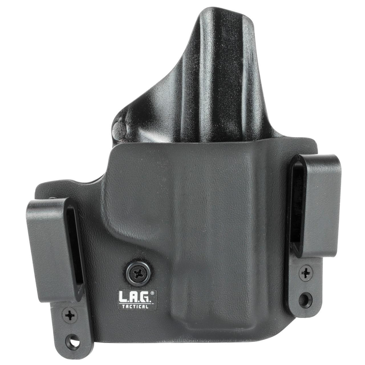 L.A.G. Tactical, Inc. 4007 LAG DFNDR S&W M&P SHIELD OWB BLK RH LAG4007