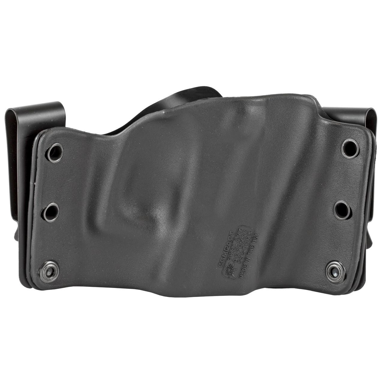 Stealth Operator Holster STEALTH OPERATOR COMPACT IWB BLK LH, black inside-the-waistband concealed carry holster for easy and discreet weapon access.