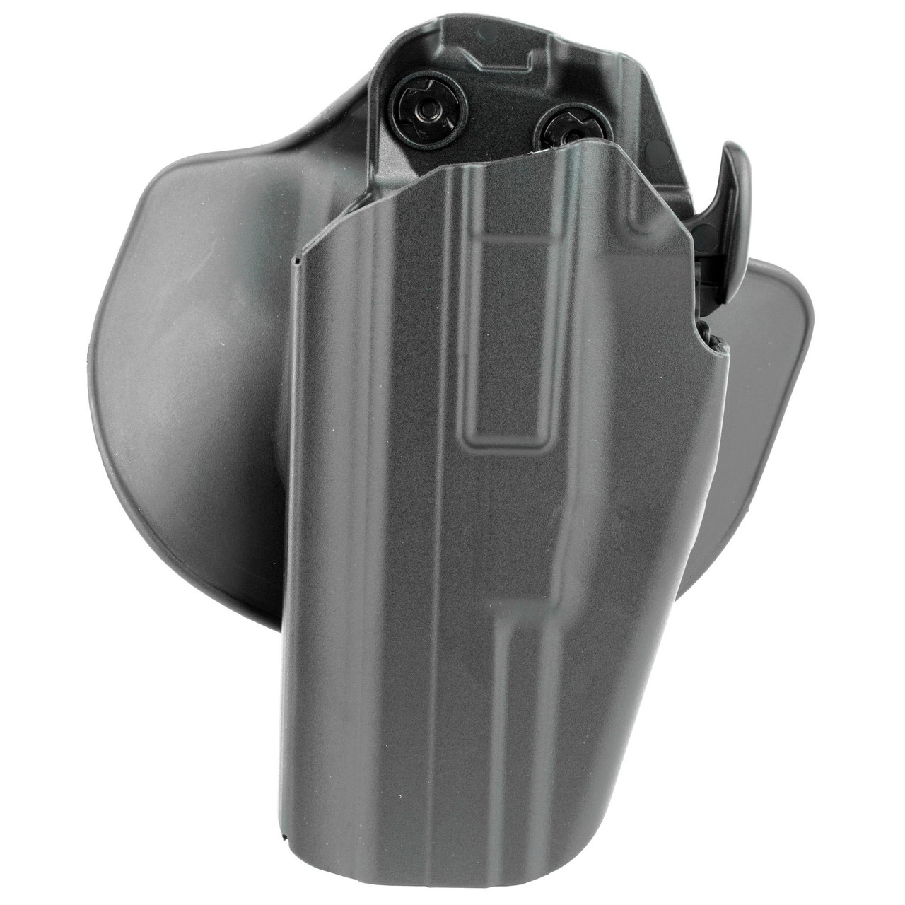 Safariland 578 GLS Pro-Fit Holster for Long Slide Pistols, customizable and adjustable fit, lightweight SafariSeven design, left-handed model, image showing the holster's sleek and ergonomic design for secure carry.
