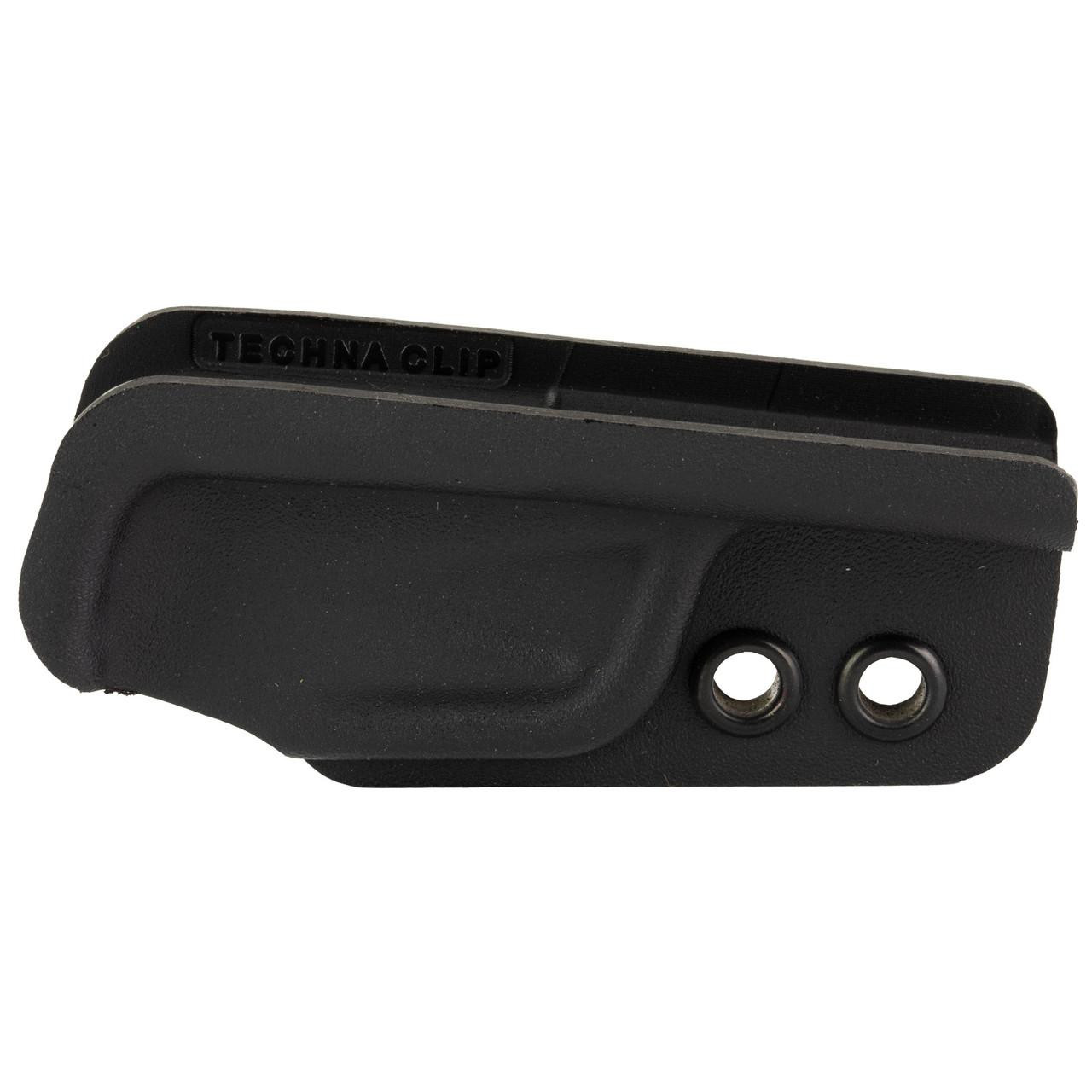 Techna Clip Techna CC Kit for Sig P365, black gun accessory attachment with textured grip and two mounting holes.