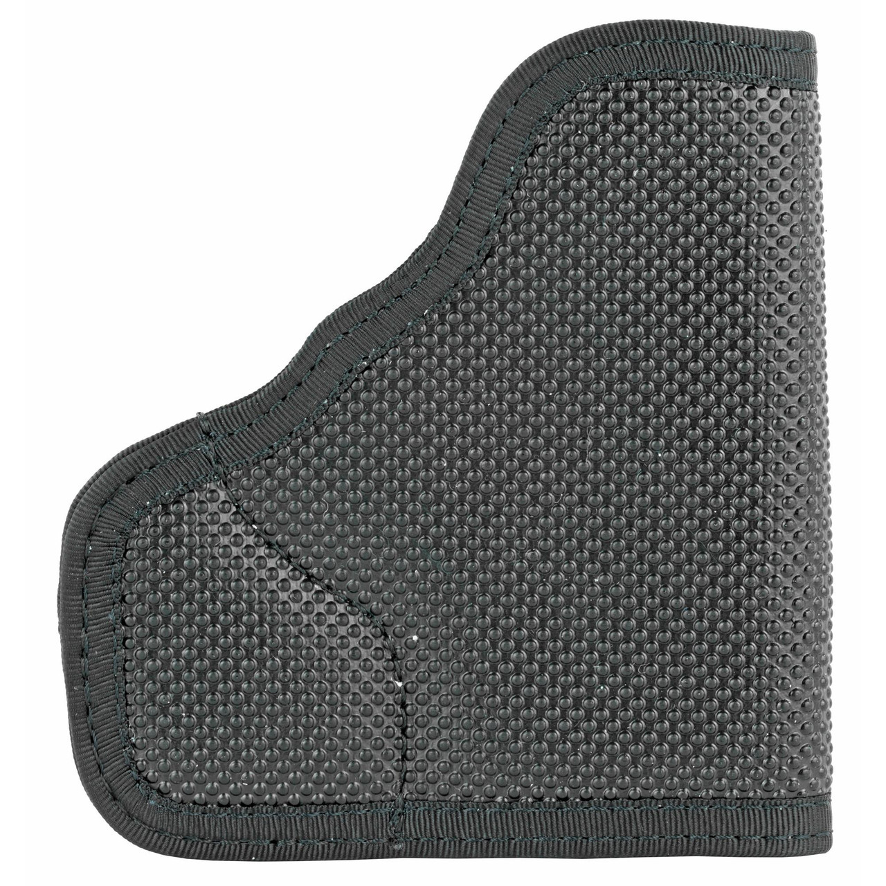 DeSantis Gunhide Nemesis N38BJU7Z0 Pocket Holster, black non-slip and low friction holster with textured surface for optimal gun draw and concealment.