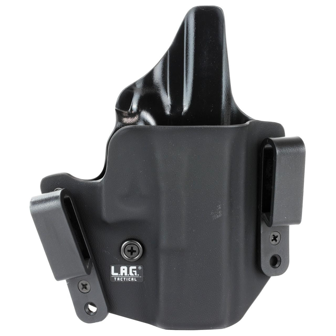 L.A.G. Tactical, Inc. 1001 LAG DFNDR FOR GLK 19 OWB/IWB BLK RH LAG1001