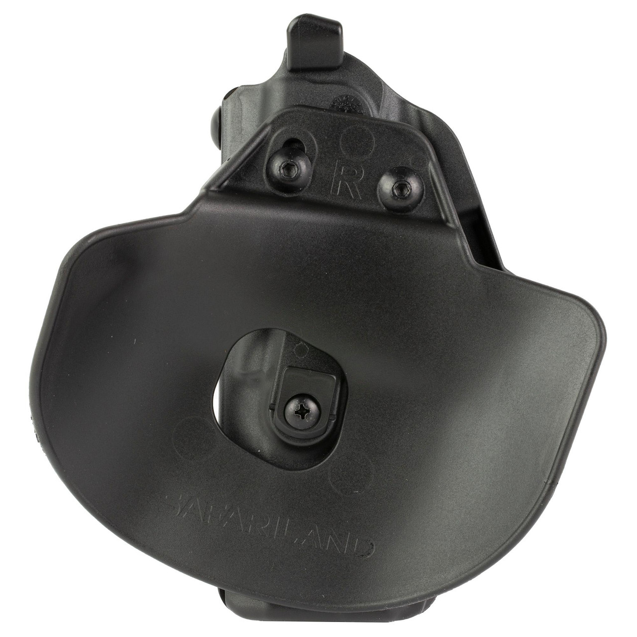 Safariland 7378V2-896-411 7TS Holster for Glock 48, open-top design with ALS security, right hand, adjustable cant, made of non-marking nylon blend for secure firearm carrying.