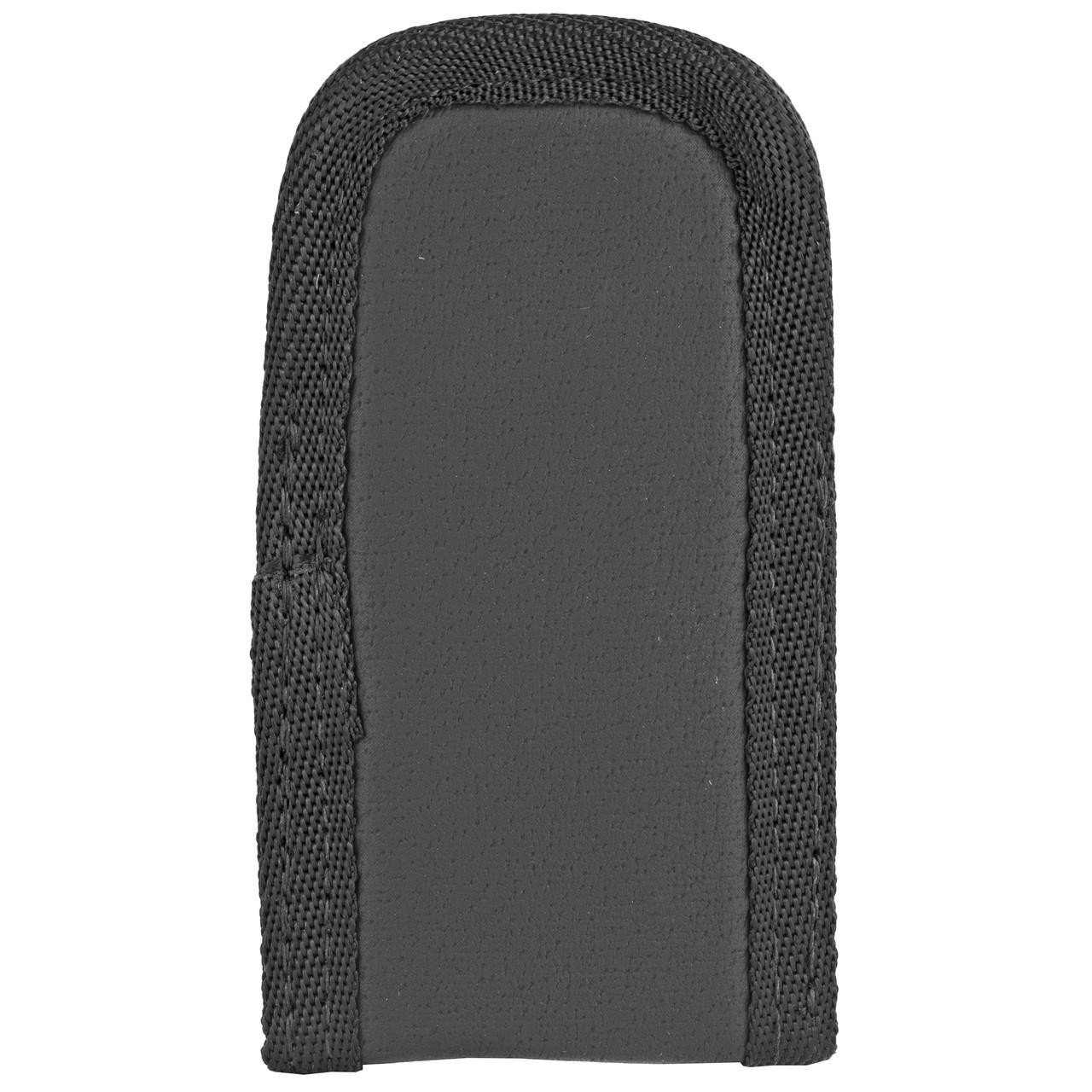 Sticky Holsters STICKY MAG POUCH SLEEVE, black flexible magazine pouch with a textured exterior and secure stitched edges.