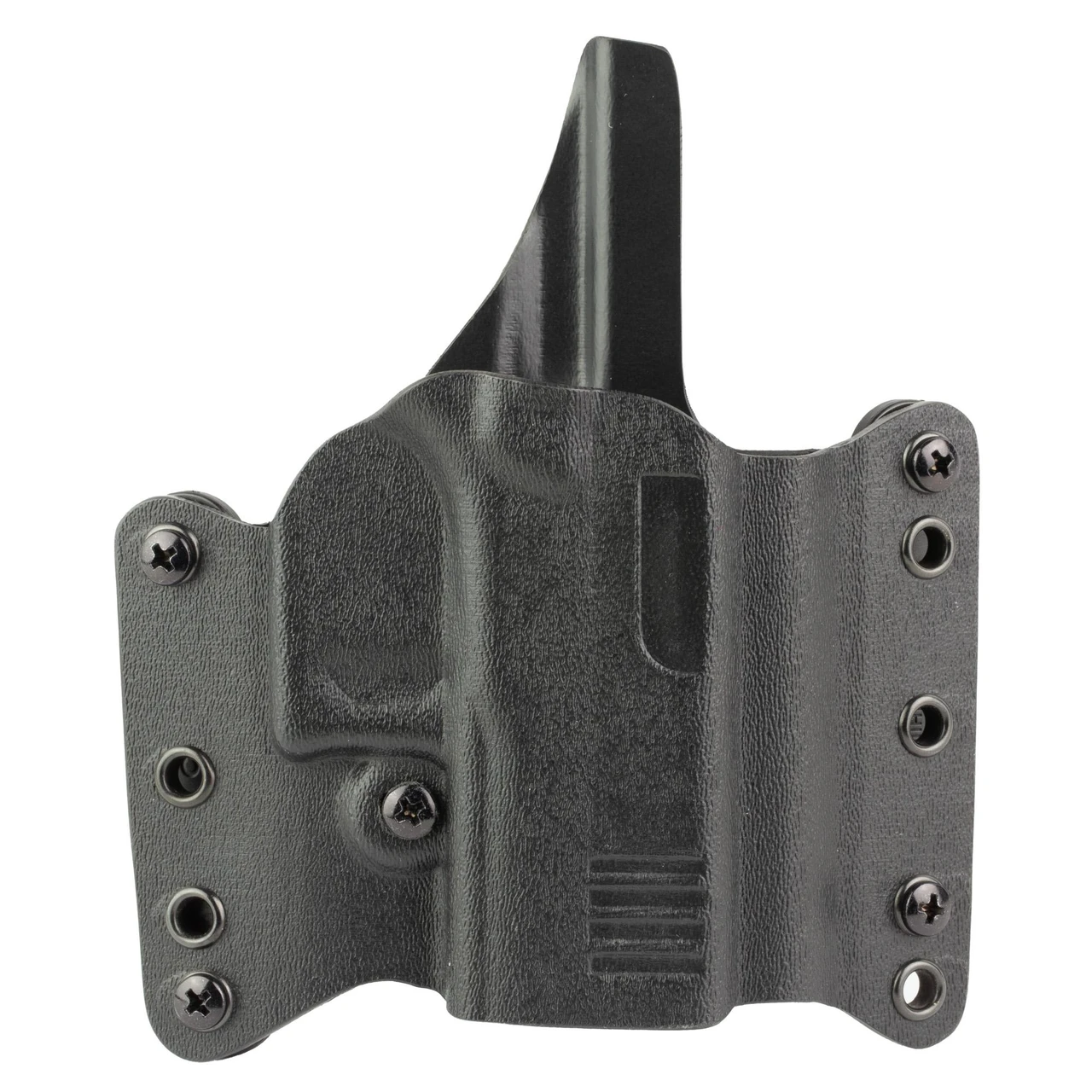 DeSantis Gunhide Raptor 2.0 Kydex Holster for GLOCK 43X/48, OWB deep concealment holster with black Kydex material and multiple mounting points.