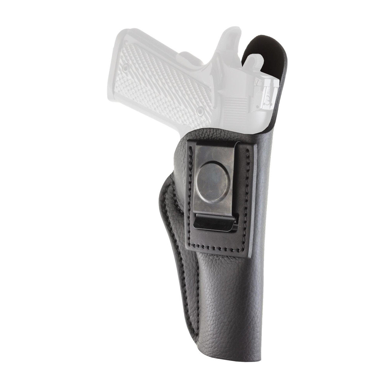 1791 Gunleather SCH-6-NSB-R, Concealed Carry Leather Holster for Glock, Black