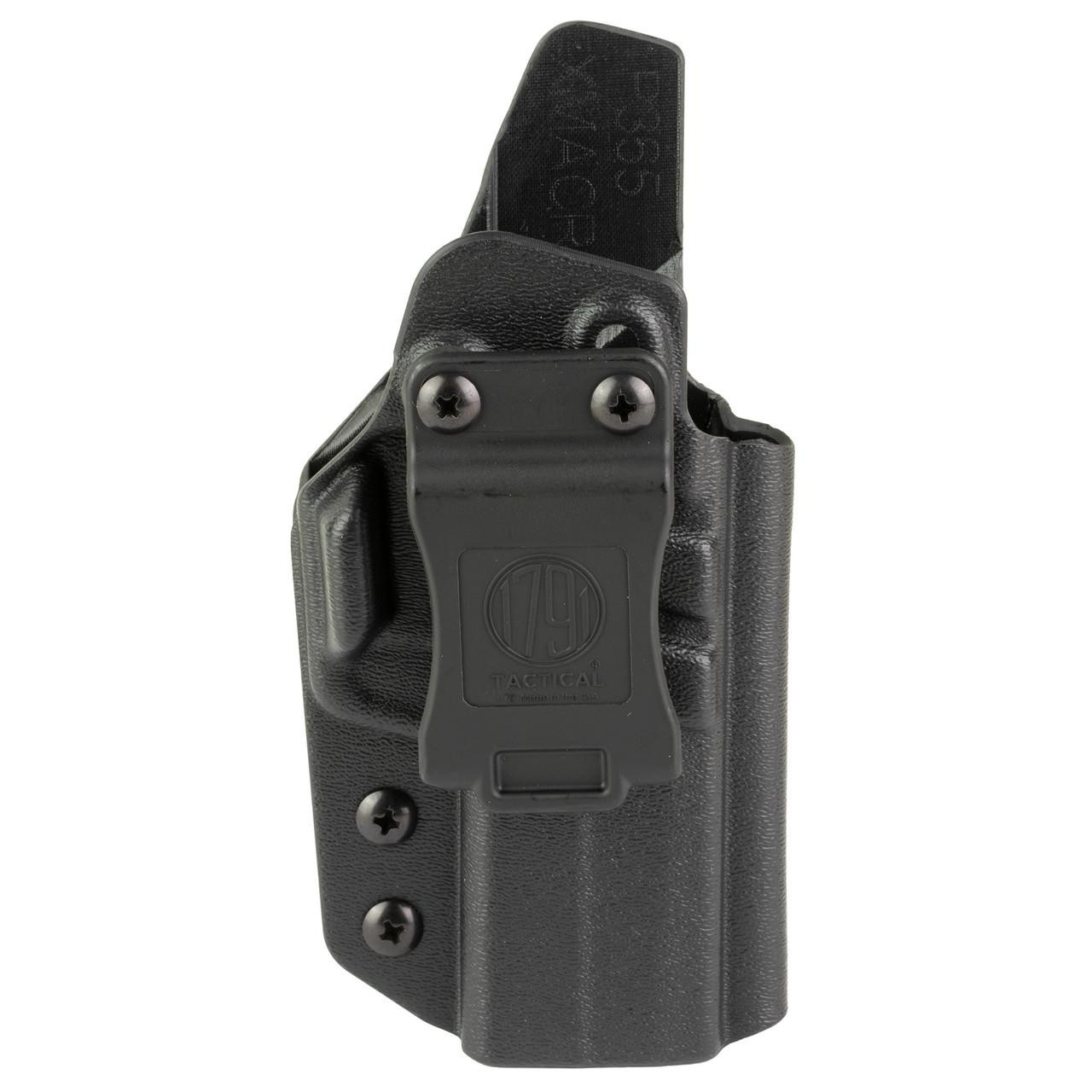 1791 Gunleather TAC-IWB-P365XM-BLK-R 1791 KYDEX IWB SIGP365 XMACRO BLK RH 1791TAC-IWB-P365XM-BLR