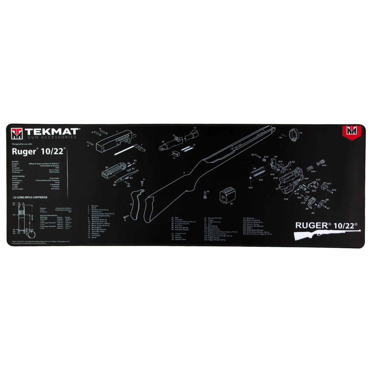 TekMat TEK-R44-1022 TEKMAT ULTRA RIFLE MAT RUGER 10/22 TEKR44-1022