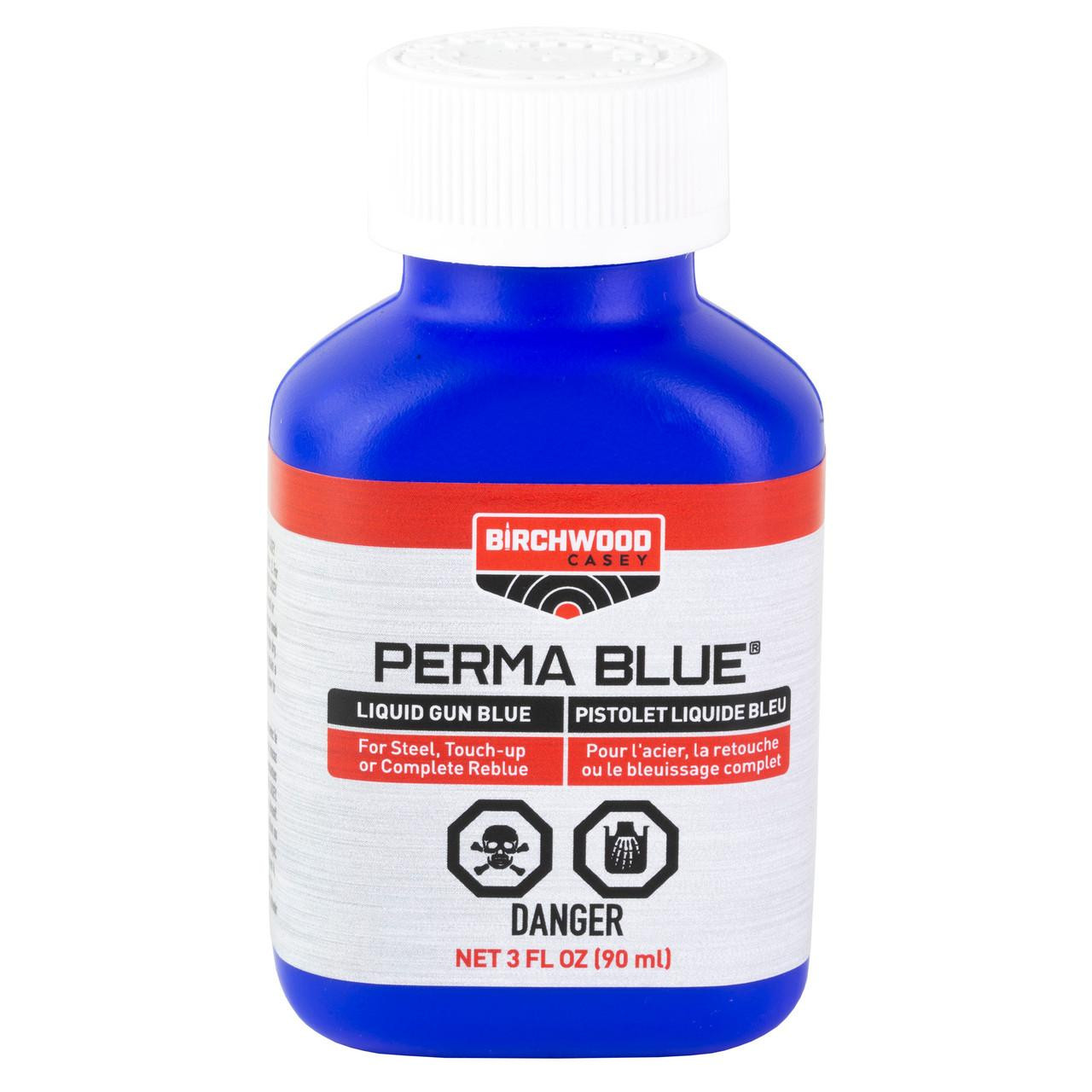Birchwood Casey BC-13125 Birchwood Casey BC-13125 PERMA BLUE LIQUID 3OZ - Fast-Acting Gun Blueing Solution for Flawless Finish BC13125EA