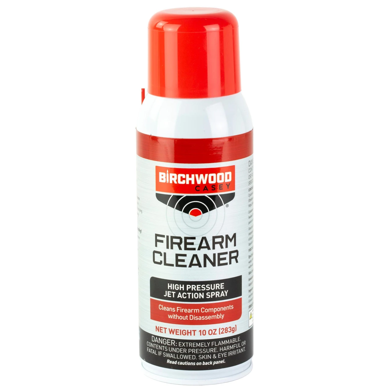 Birchwood Casey BC-16238 Gun Cleaner, high-pressure jet action spray for fast grease and oil removal, ideal for shooting and bluing prep.