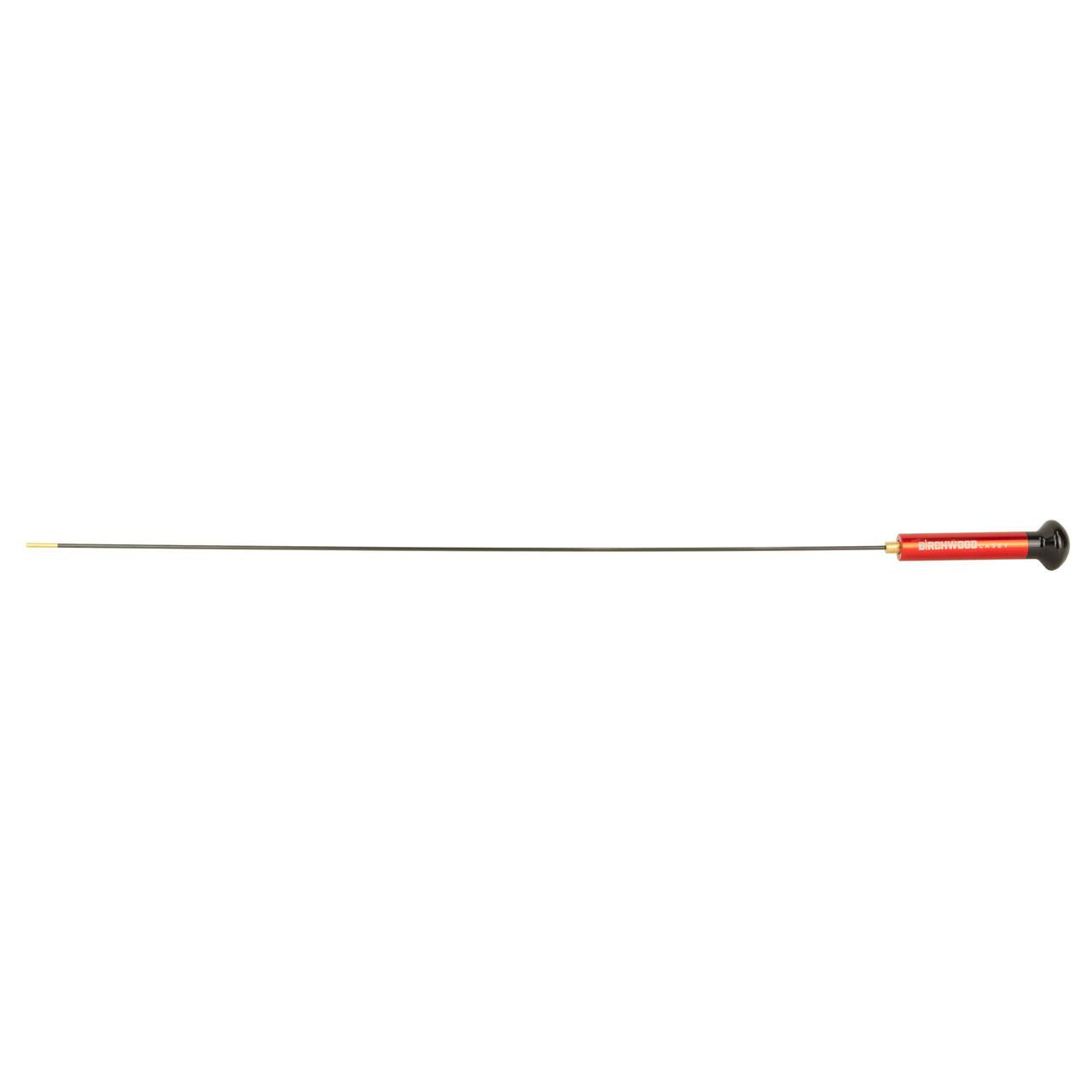 Birchwood Casey PREM CRBN CLNG RODS .17-.20 30", cleaning rod for firearms with a red handle and long metal rod.
