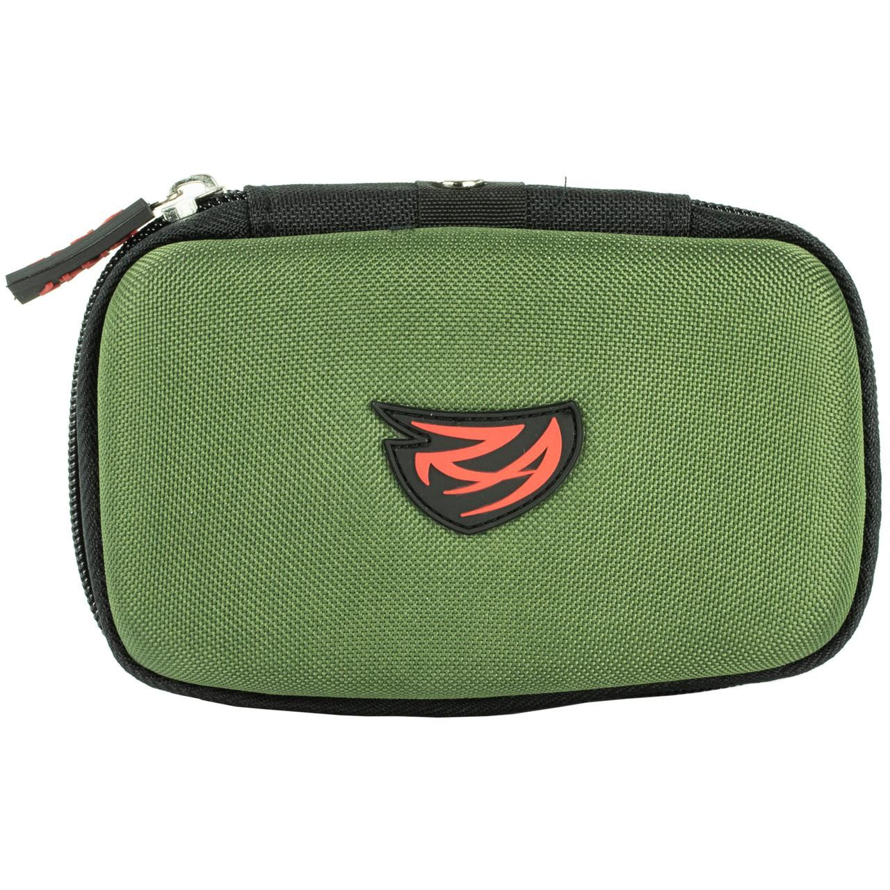 Real Avid Gun Boss AK47, compact green and black firearm cleaning kit case with logo