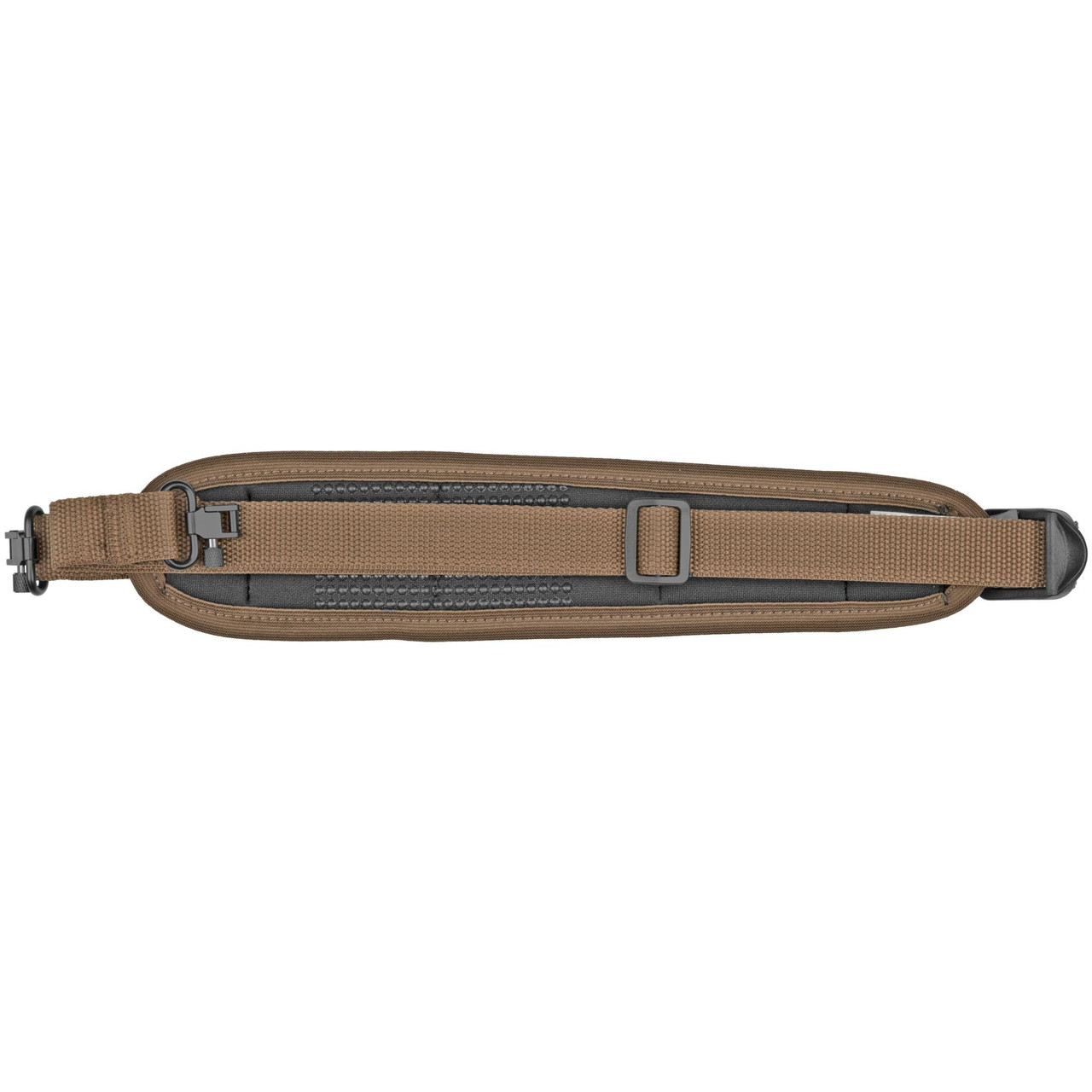 Butler Creek 181019 Sling Comfort Stretch RTX - Lightweight & Durable Hunting Sling, shown in brown color with adjustable strap and padding for comfortable firearm carrying
