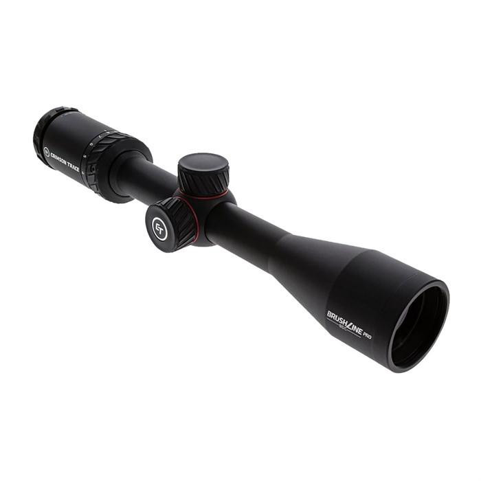 Crimson Trace Corporation Crimson Trace Brushline Pro 3-9x40mm SFP BDC Pro Reticle Black, tactical rifle scope with adjustable zoom and reticle for precision shooting.