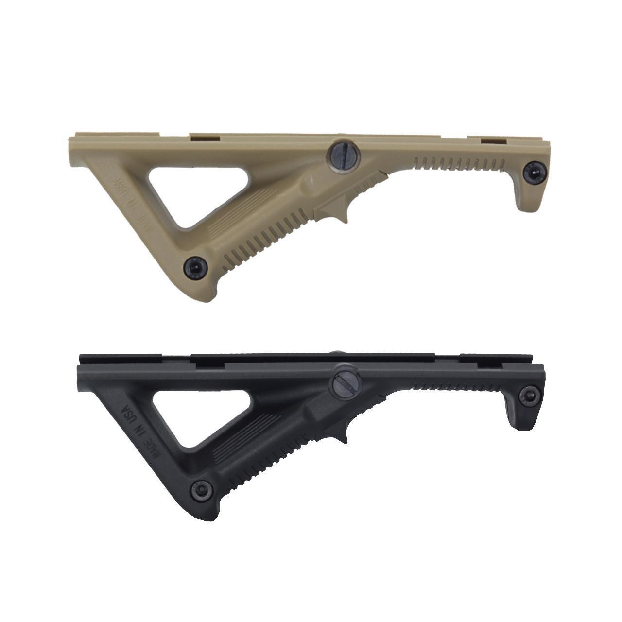 ABCSportZ PS-FG22 ABCSportZ Angled Fore Grip Picatinny Mount Black or Tan ABCFG22
