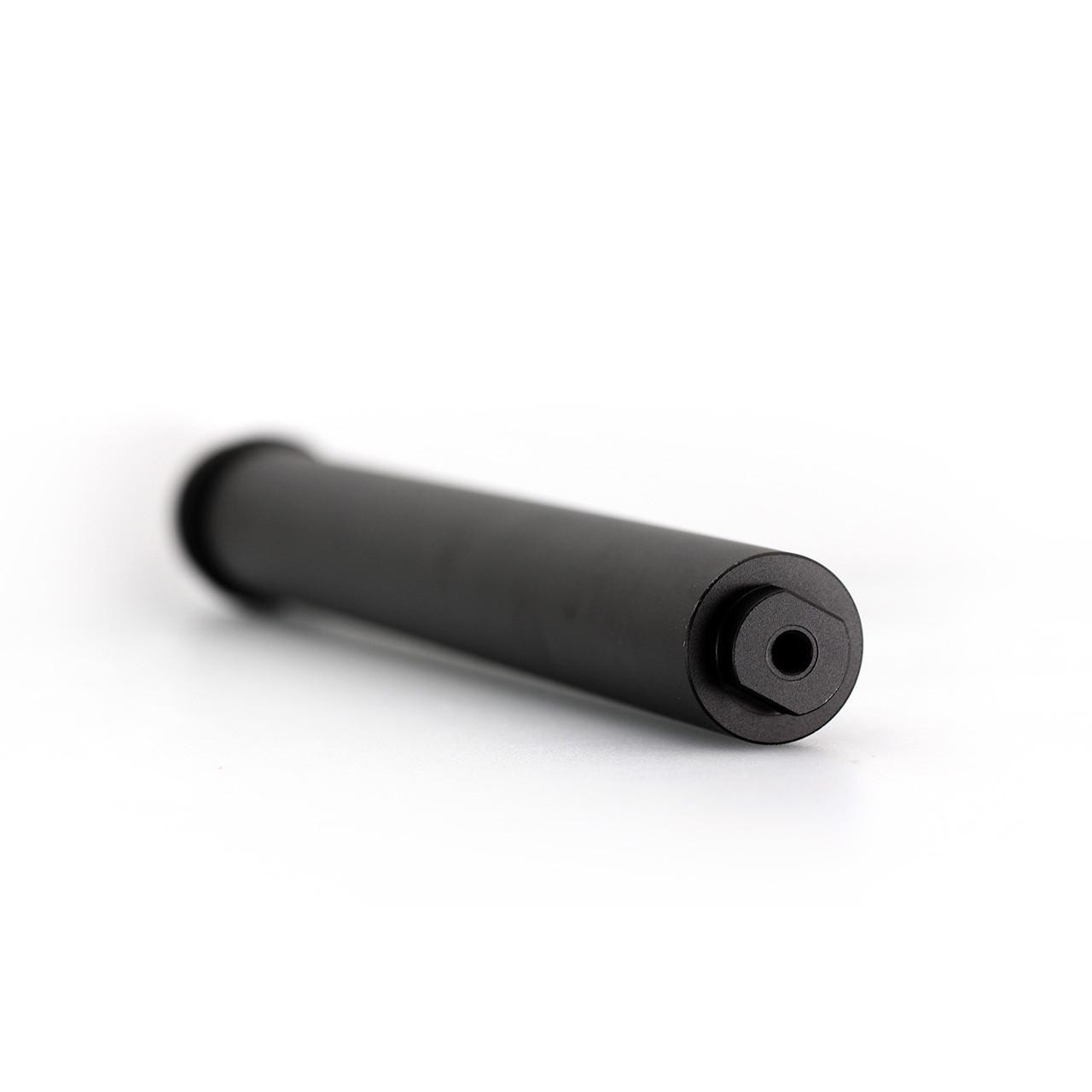 JE Machine Tech PS-BTA A1 Length Buffer Tube, black buffer tube designed for AR15/10 rifles with .223/.308 buffers.