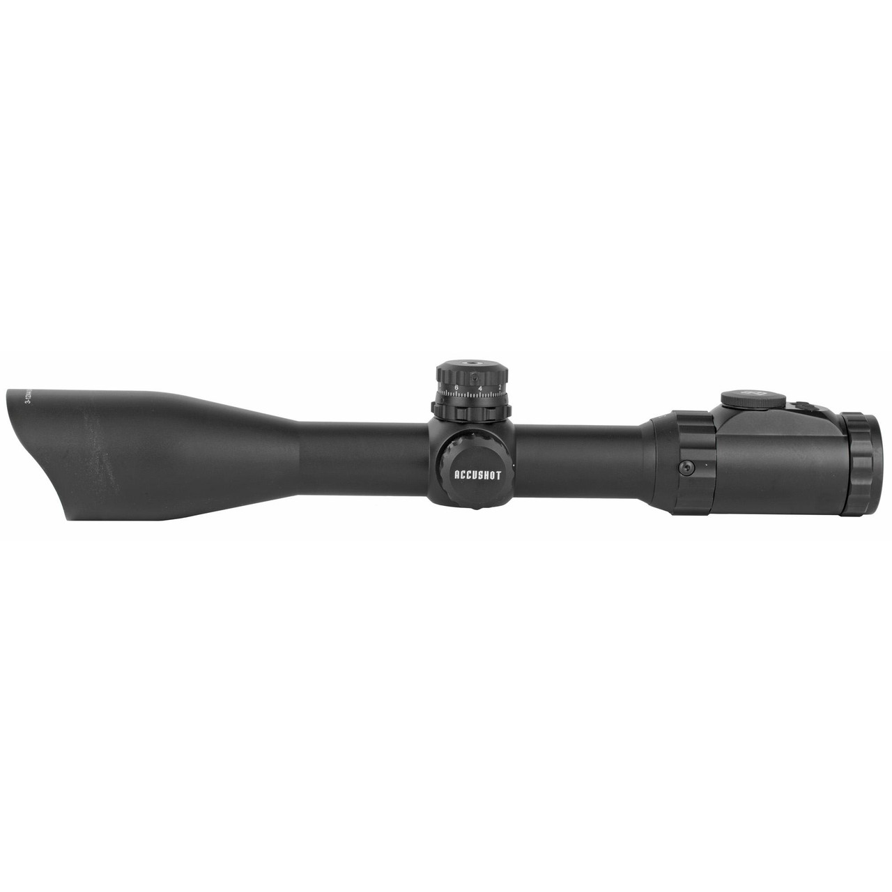 Leapers, Inc. - UTG SCP3-U312AOIEW rifle scope, black optical sight with adjustable zoom and reticle for precision shooting.