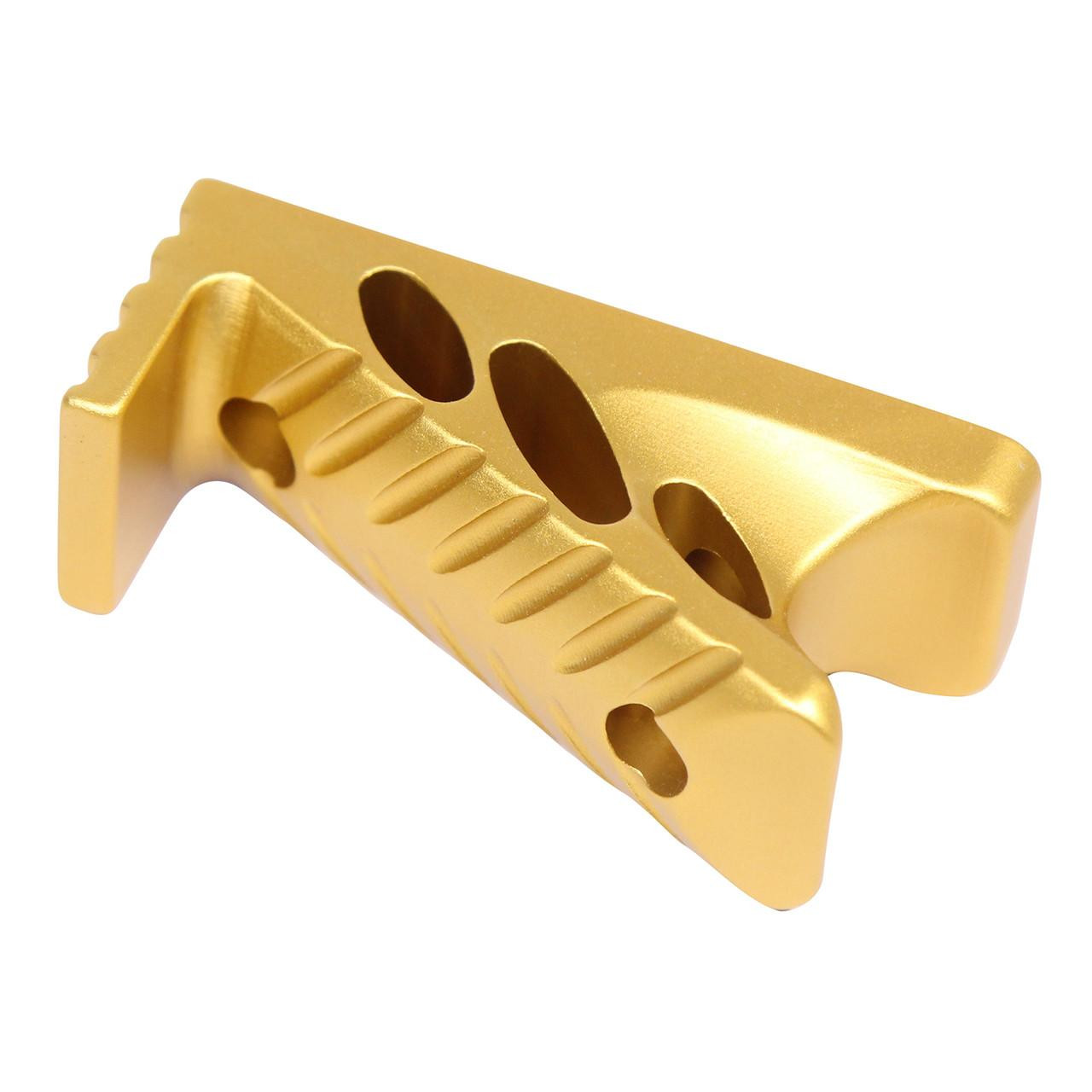  Guntec USA ANGLE-MICRO-GOLD M-LOK Micro Angle Grip (Anodized Gold) 