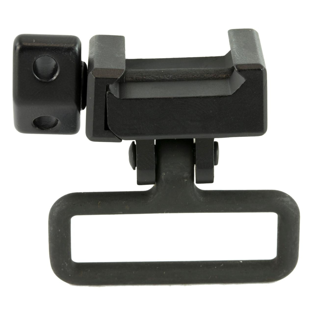 Leapers, Inc. - UTG UTG Detachable Swivel with Pica Base, black metal tactical rifle scope mount with quick detach mechanism and Picatinny rail base