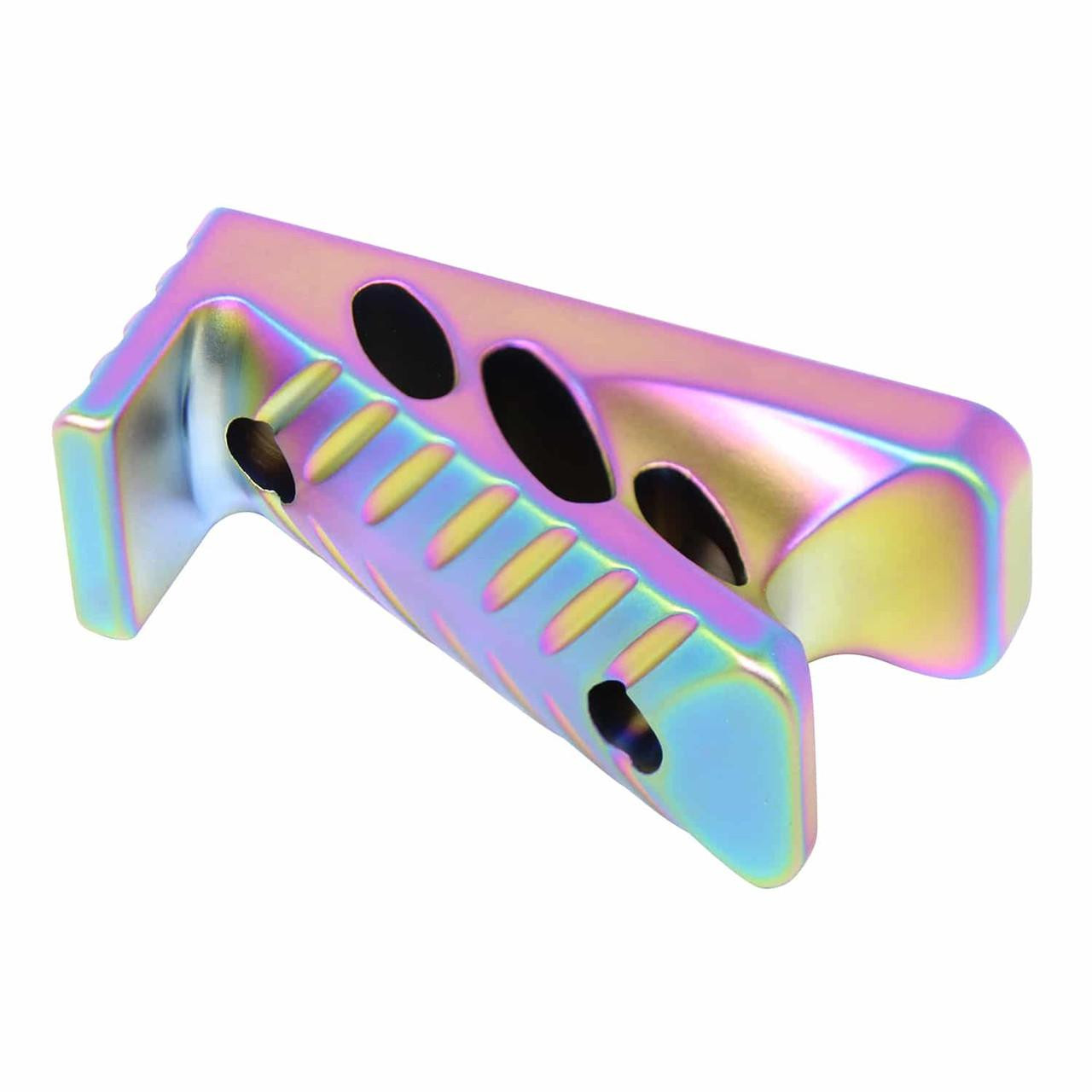 Guntec USA ANGLE-MICRO-M-RPVD Guntec USA ANGLE-MICRO-M-RPVD M-LOK Micro Angle Grip (Matte Rainbow PVD Coated) ANGLE-MICRO-M-RPVD