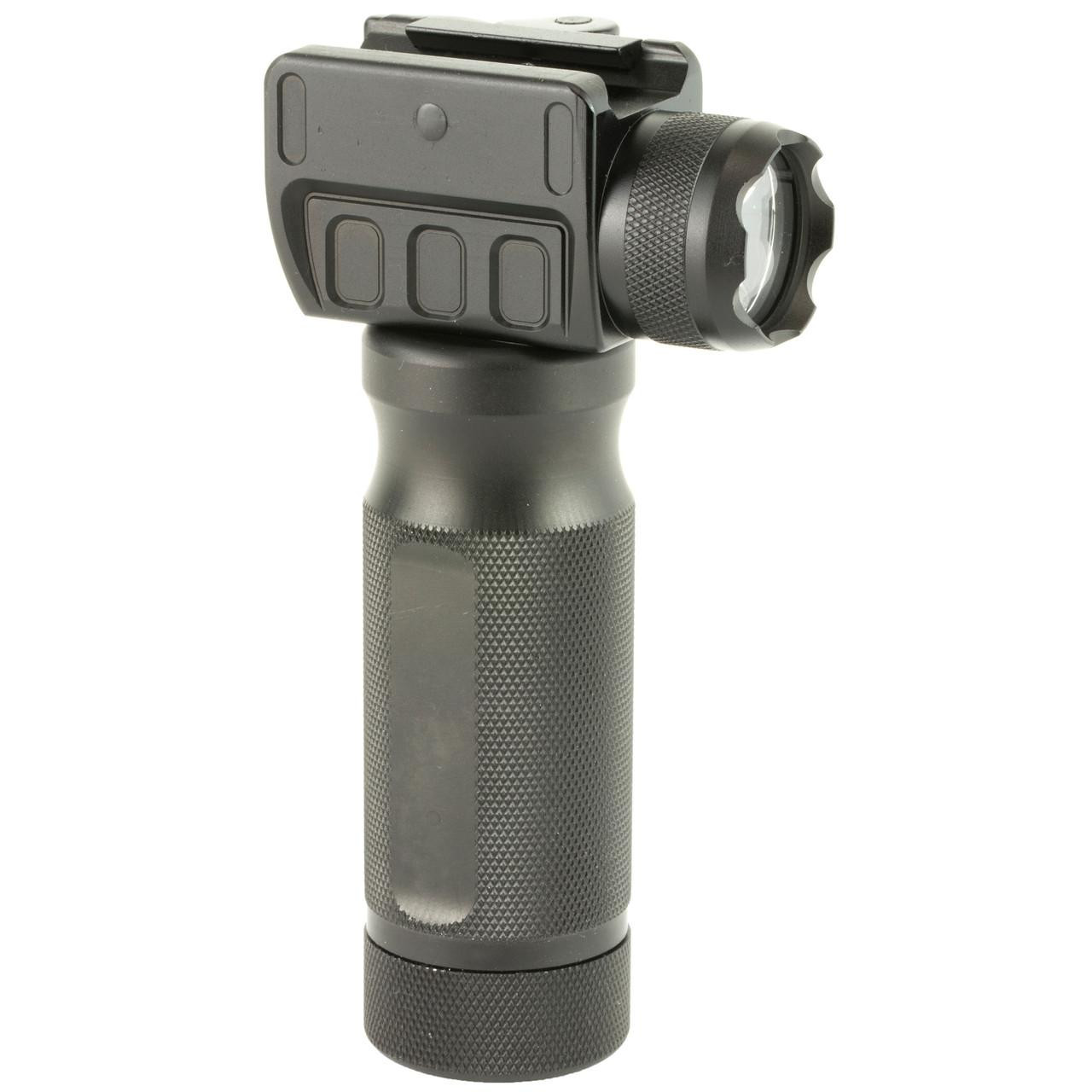 Leapers, Inc. - UTG UTG Grip Light 400 Lumen with QD Mount Base, tactical flashlight with adjustable grip and quick detach mount.