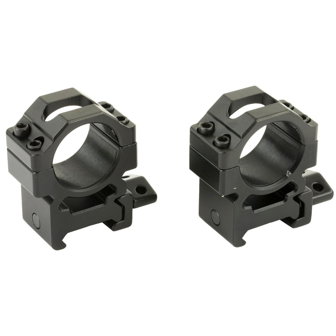 Leapers, Inc. - UTG RG2W1154 Leapers / UTG RG2W1154 Pro Max 1" Med 2Pc Pctnny Rngs UTGRG2W1154