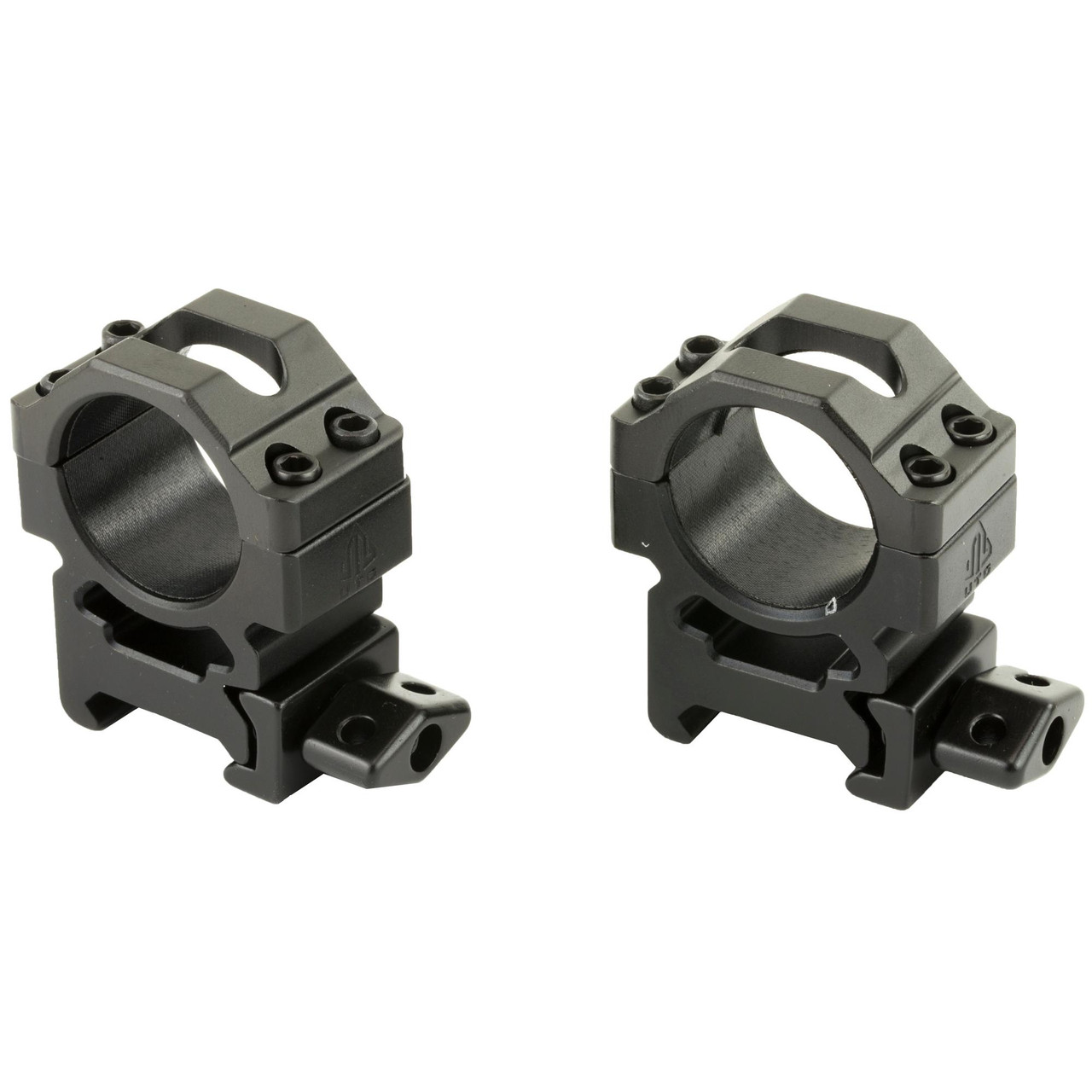 Leapers, Inc. - UTG RG2W1154, tactical scope rings for rifles with a black matte finish and quick-detach capability.