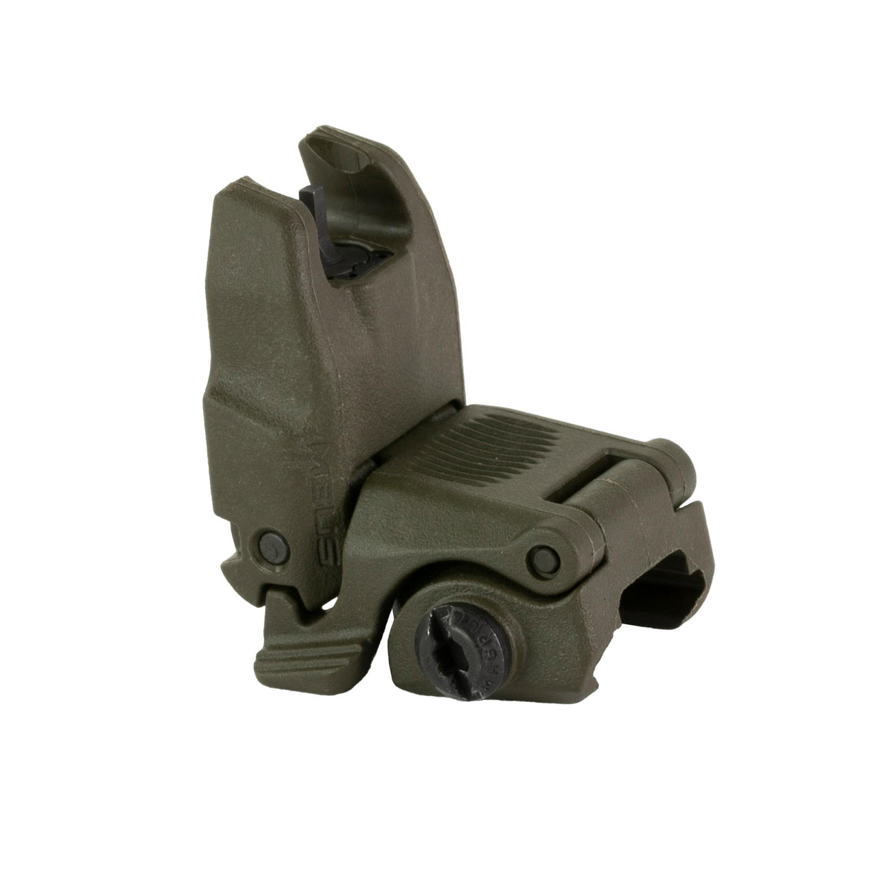 Magpul Industries MAG247-ODG MBUS Back-Up Front Sight, durable and adjustable polymer sight for AR15/M16 rifles.