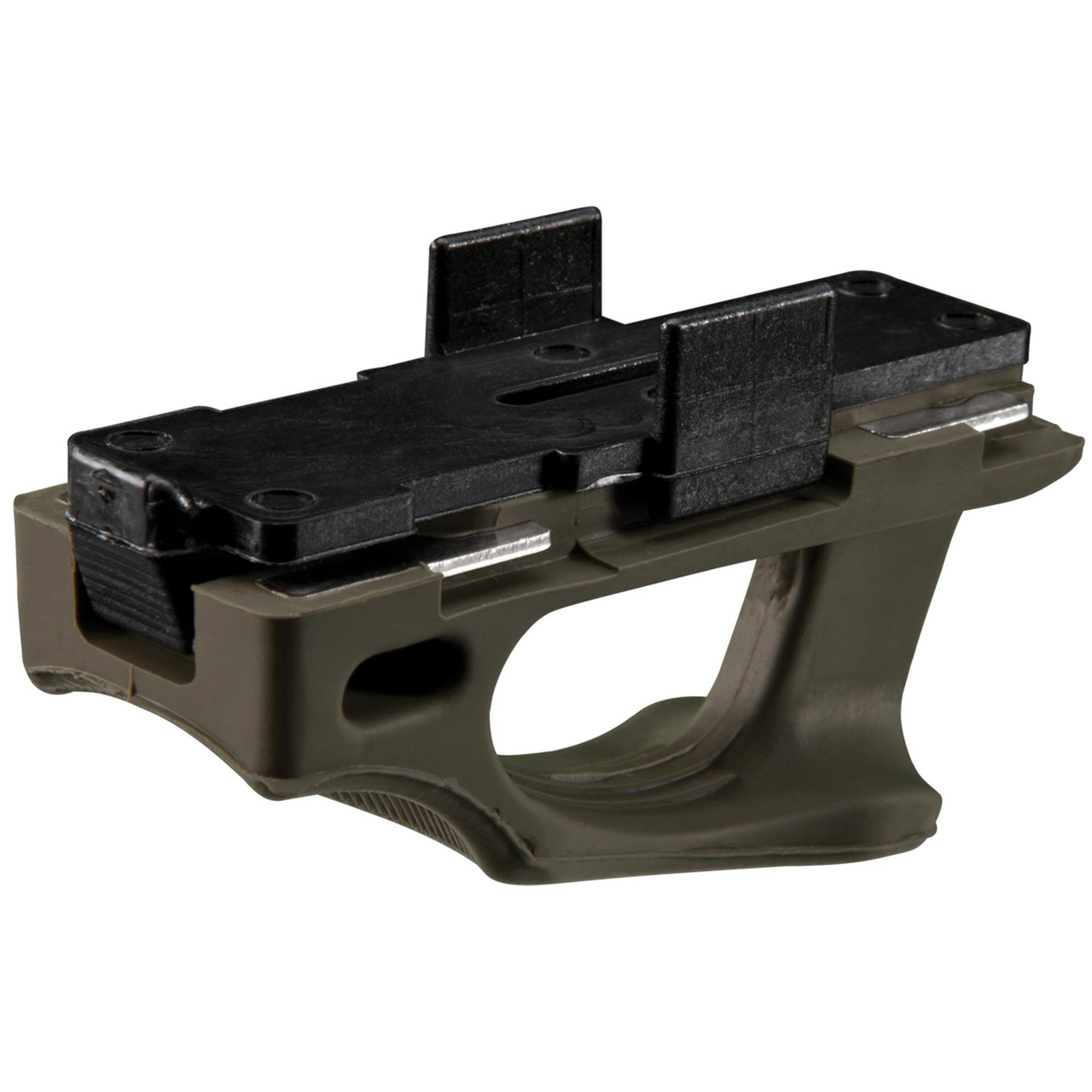 Magpul Industries Magpul Ranger Floorplate Loop 3PK - Tactical Mag Enhancement for Improved Speed & Reliability, black and tan firearm magazine floorplate with loop for quick magazine changes.