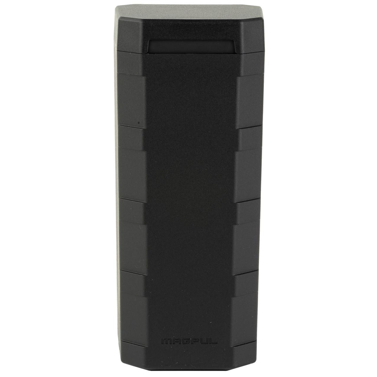 Magpul Industries MAGPUL DAKA CAN 2.0 BLK, black storage container with a rugged design.