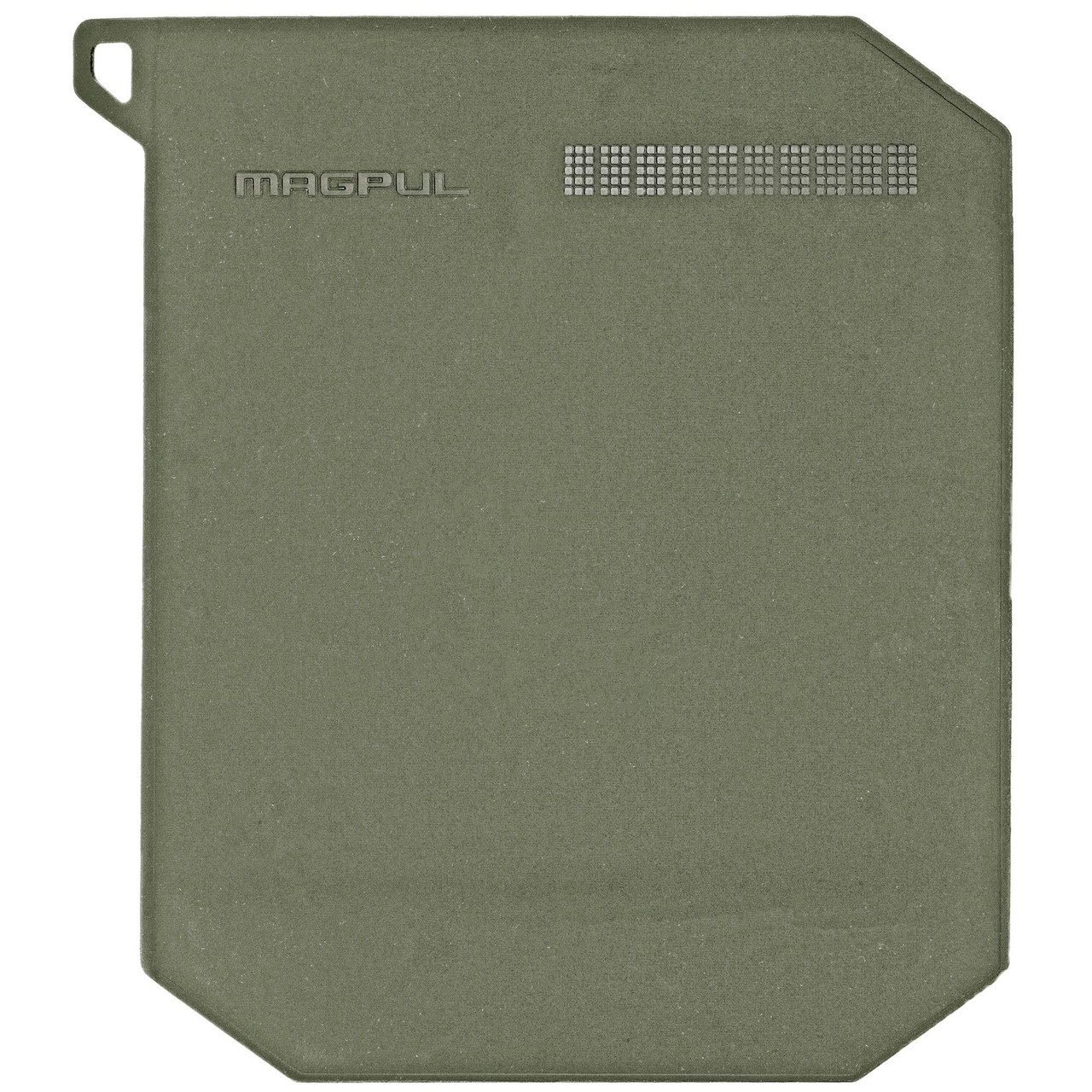 Magpul Industries DAKA Volume Pouch - 3L Water-Resistant Storage Solution with Carabiner, olive green pouch with embossed logo and ventilation grid.