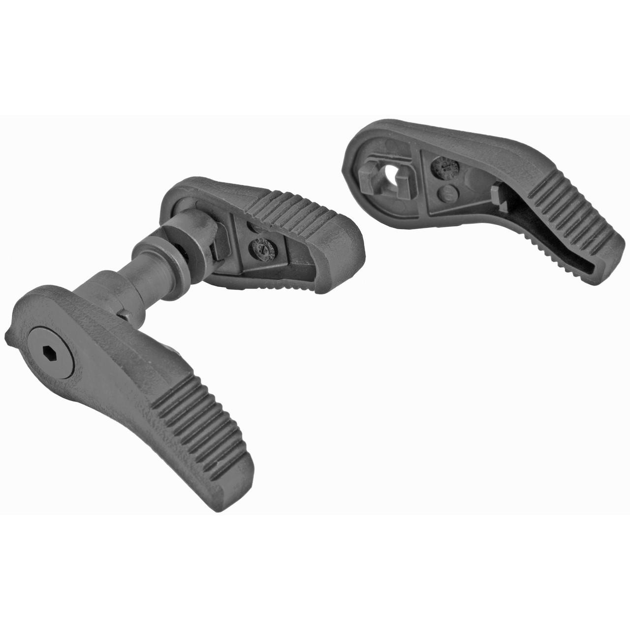 Magpul Industries Esk Enhanced Selector Kit HK, black tactical firearm selector switch parts with textured grips.