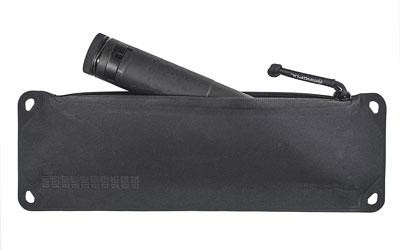 Magpul Industries MAG877-001 DAKA Large Suppressor Storage Pouch - Rugged, Water Repellent, Ideal for 7.62 Cans, black with zipper closure and attachment points for secure storage.