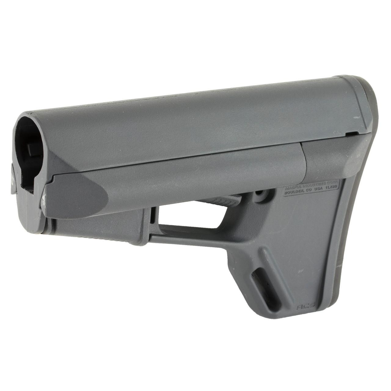 Magpul Industries MAG370-GRY Magpul Industries Acs Carb Stk Mil-Spec Gry MAG370GRY