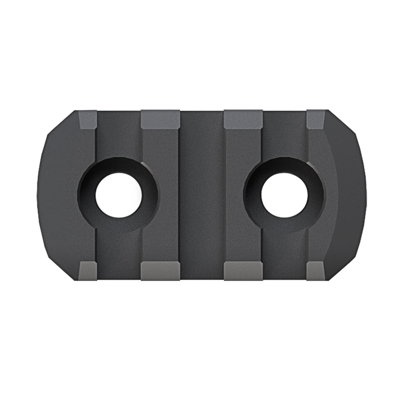 Magpul Industries MAG580-BLK M-LOK Aluminum Rail Section - 3 Slot Attachment for Picatinny Accessories, Mil-Spec Anodized Finish, black aluminum rail segment for firearm customization.