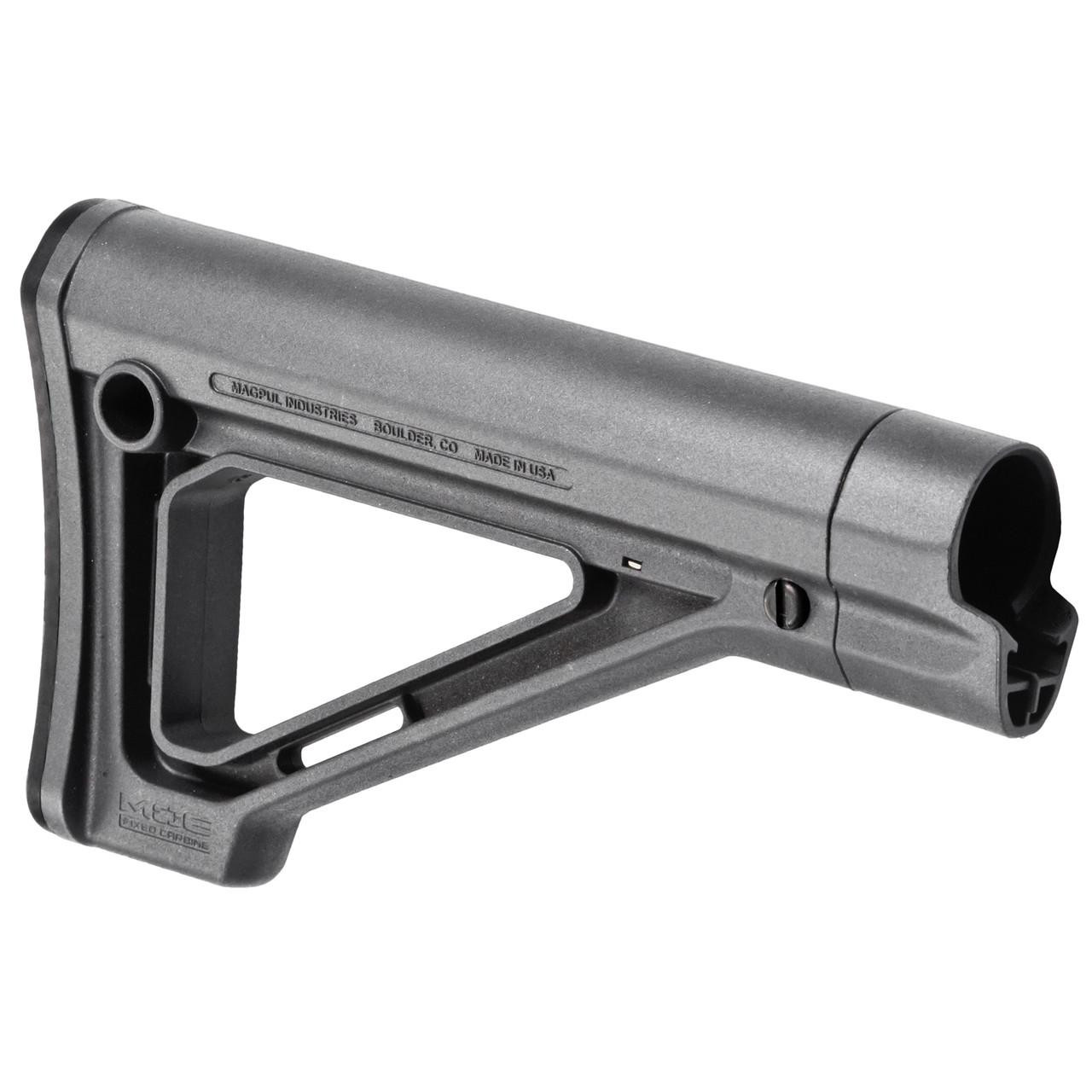 Magpul Industries MAG480-GRY Magpul Industries MAG480GRY Moe Fixed Stk Mil-Spec Gry MAG480GRY