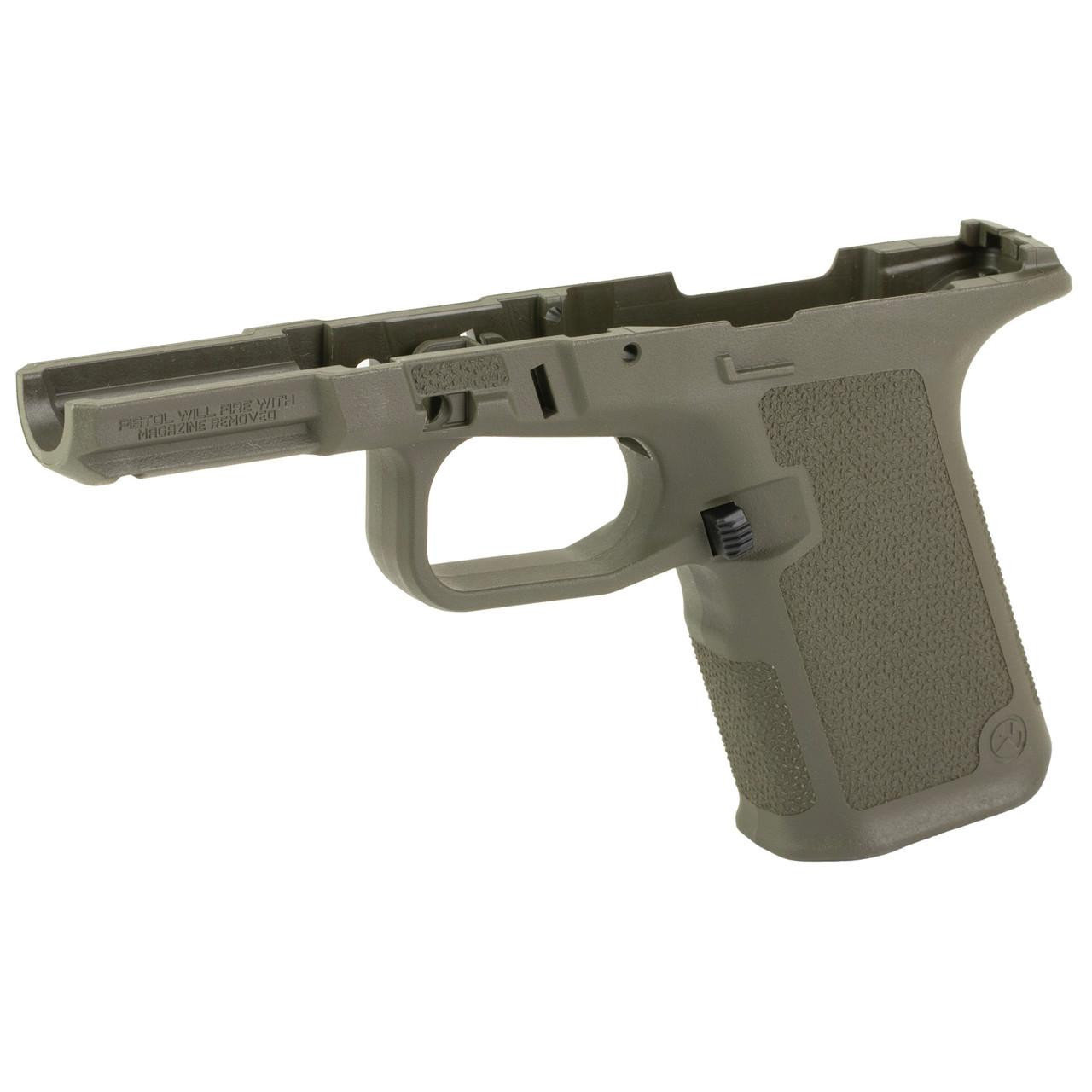 Magpul Industries MAG1436-ODG Ehg Rg9 Grip Rxm Compact Odg, firearm polymer grip with textured surface and ergonomic design.