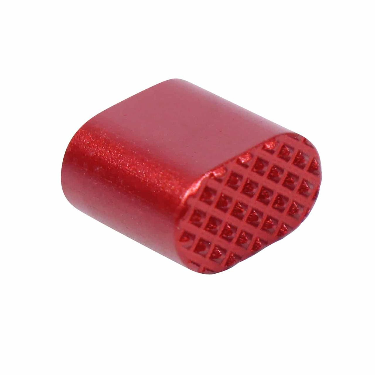  Guntec USA EXT-BUTTON-RED Extended Mag Button (Anodized Red) 